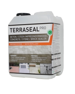 terraseal pro, steen impregneren, natuursteen impregneren, beton impregneren, gevlinderd beton impregneren, beton waterdicht maken